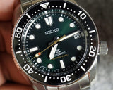 Seiko Prospex 140th Anniversary Limited Edition Automatic Scuba Divers Green Dial Silver Steel Strap Watch for Men - SPB207J1 Authentic Buy Shop Now