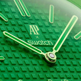 Swatch x AP Royal Pop Green Dial Lanyard Watch for Men - Green Eight