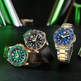 Citizen Mechanical Automatic Blue Dial Two Tone Steel Strap Watch for Men - NJ0174-82L Authentic Buy Shop Now