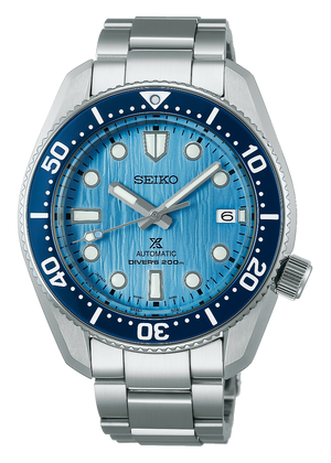 Seiko Prospex Glacier Save The Ocean Special Edition Automatic Blue Dial Silver Steel Strap Watch for Men - SPB299J1 Authentic Buy Shop Now