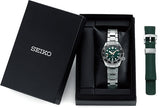 Seiko Prospex 140th Anniversary Limited Edition Automatic Scuba Divers Green Dial Silver Steel Strap Watch for Men - SPB207J1 Authentic Buy Shop Now