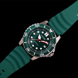 Citizen Mechanical Automatic Green Dial Green Rubber Strap Watch for Men - NJ0129-10X Authentic Buy Shop Now