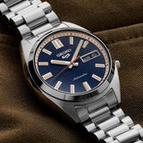 Seiko 5 Sports SNXS Automatic Blue Dial Silver Steel Strap Watch for Men - SRPK87K1 Authentic Buy Shop Now