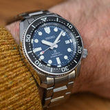 Seiko Prospex Marinemaster Automatic Scuba Divers Blue Dial Silver Steel Strap Watch for Men - SPB187J1 Authentic Buy Shop Now
