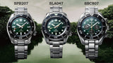 Seiko Prospex 140th Anniversary Limited Edition Automatic Scuba Divers Green Dial Silver Steel Strap Watch for Men - SPB207J1 Authentic Buy Shop Now