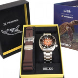 Seiko Prospex US Special Edition King Turtle Automatic Brown Dial Silver Steel Strap Watch for Men - SRPH55 Authentic Buy Shop Now