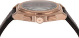 Emporio Armani Classic Chronograph Brown Dial Brown Leather Strap Watch for Men - AR0371 Authentic Buy Shop Now