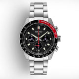Seiko Prospex Speedtimer Solar Chronograph Black Dial Silver Steel Strap Watch for Men - SSC915 Authentic Buy Shop Now