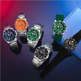 Citizen Mechanical Automatic Green Dial Green Rubber Strap Watch for Men - NJ0129-10X Authentic Buy Shop Now