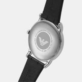 Emporio Armani Luigi White Dial Black Leather Strap Watch for Men - AR1694 Authentic Buy Shop Now