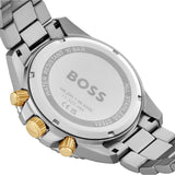 Hugo Boss Admiral Chronograph Blue Dial Two Tone Steel Strap Watch for Men - 1514257 Authentic Buy Shop Now