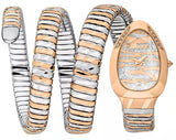 Just Cavalli Taglio Silver Dial Two Tone Steel Strap Watch for Women - JC1L226M0065 Authentic Buy Shop Now