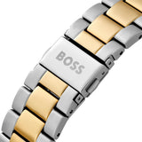 Hugo Boss Admiral Chronograph Blue Dial Two Tone Steel Strap Watch for Men - 1514257 Authentic Buy Shop Now