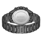Hugo Boss Admiral Chronograph Black Dial Black Steel Strap Watch for Men - 1514258 Authentic Buy Shop Now