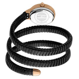 Just Cavalli Snake Black Dial Black Steel Strap Watch for Women - JC1L269M0075 Authentic Buy Shop Now