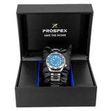 Seiko Prospex Glacier Save The Ocean Special Edition Automatic Blue Dial Silver Steel Strap Watch for Men - SPB299J1 Authentic Buy Shop Now