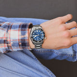 Seiko Prospex Marinemaster Automatic Scuba Divers Blue Dial Silver Steel Strap Watch for Men - SPB187J1 Authentic Buy Shop Now