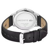 Lacoste Madrid Blue Dial Black Leather Strap Watch for Men - 2011034 Authentic Buy Shop Now