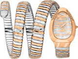 Just Cavalli Taglio Silver Dial Two Tone Steel Strap Watch for Women - JC1L226M0065 Authentic Buy Shop Now