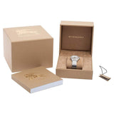 Burberry Utilitarian White Dial Silver Steel Strap Watch for Women - BU7856 Authentic Buy Shop Now