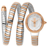 Just Cavalli After Party Silver Dial Two Tone Steel Strap Watch for Women - JC1L269M0065 Authentic Buy Shop Now