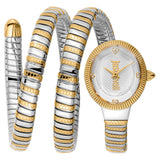 Just Cavalli After Party Silver Dial Two Tone Steel Strap Watch for Women - JC1L269M0055 Authentic Buy Shop Now