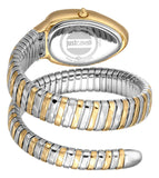Just Cavalli Taglio Silver Dial Two Tone Steel Strap Watch for Women - JC1L225M0075 Authentic Buy Shop Now