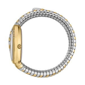 Just Cavalli Vezzoso Silver Dial Two Tone Steel Strap Watch for Women - JC1L230M0065 Authentic Buy Shop Now