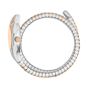 Just Cavalli Fiore Rose Gold Dial Two Tone Steel Strap Watch for Women - JC1L354M0065 Authentic Buy Shop Now