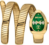 Just Cavalli Vezzoso Green Dial Gold Steel Strap Watch for Women - JC1L230M0045 Authentic Buy Shop Now