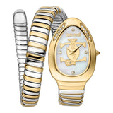 Just Cavalli Glam Evo 5 Mother of Pearl Dial Two Tone Steel Strap Watch for Women - JC1L227M0065 Authentic Buy Shop Now