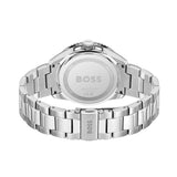 Hugo Boss Runner 3H Burgundy Dial Silver Steel Strap Watch for Men - 1514209 Authentic Buy Shop Now