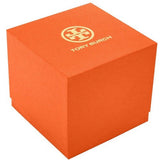 Tory Burch The Tory Chronograph White Dial Maroon Jacquard Strap Watch for Women - TBW1051 Authentic Buy Shop Now