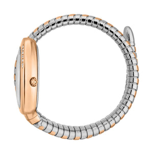 Just Cavalli Glam Evo 5 Silver Dial Two Tone Steel Strap Watch for Women - JC1L227M0075 Authentic Buy Shop Now