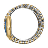 Just Cavalli Glam Evo 5 Blue Dial Two Tone Steel Strap Watch for Women - JC1L228M0075 Authentic Buy Shop Now