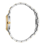 Just Cavalli Donna Glam Mother of Pearl White Dial Two Tone Steel Strap Watch for Women - RC5L098M0055 Authentic Buy Shop Now