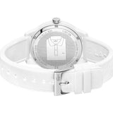 Lacoste 12.12 White Dial White Rubber Strap Watch for Men - 2011130 Authentic Buy Shop Now