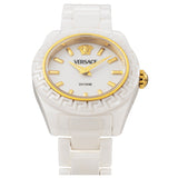 Versace DV One Mini White Dial White Ceramic Dial Watch for Women - VE9F00224 Authentic Buy Shop Now