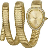 Just Cavalli Doppio Gold Dial Gold Steel Strap Watch for Women - JC1L163M0025 Authentic Buy Shop Now