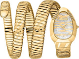 Just Cavalli Taglio White Dial Gold Steel Strap Watch for Women - JC1L226M0025 Authentic Buy Shop Now