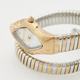 Just Cavalli Ferocious Mother of Pearl White Dial Two Tone Steel Strap Watch for Women - JC1L306M0065 Authentic Buy Shop Now