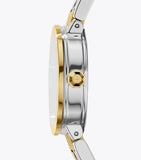 Tory Burch Reva Gold Dial Two Tone Steel Strap Watch for Women - TBW4016 Authentic Buy Shop Now
