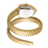 Just Cavalli Lady Snake Red Dial Gold Steel Strap Watch for Women - JC1L249M0025 Authentic Buy Shop Now