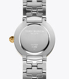 Tory Burch Reva Gold Dial Two Tone Steel Strap Watch for Women - TBW4016 Authentic Buy Shop Now