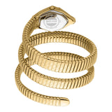 Just Cavalli Mesmerizing White Dial Gold Steel Strap Watch for Women - JC1L304M0025 Authentic Buy Shop Now