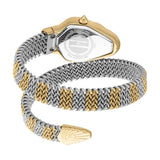 Just Cavalli Fiamma Silver Dial Two Tone Steel Strap Watch for Women - JC1L426M0055 Authentic Buy Shop Now