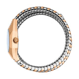 Just Cavalli Lunara Blue Dial Two Tone Steel Strap Watch for Women - JC1L397M0085 Authentic Buy Shop Now