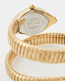 Just Cavalli Ornato Green Dial Gold Steel Strap Watch for Women - JC1L303M0035 Authentic Buy Shop Now