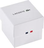 Lacoste 12.12 White Dial White Rubber Strap Watch for Men - 2011130 Authentic Buy Shop Now