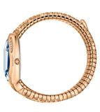 Just Cavalli Taglio Blue Dial Rose Gold Steel Strap Watch for Women - JC1L226M0045 Authentic Buy Shop Now